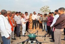 धमतरी बना देश का पहला जिला जहां PACS समितियों के माध्यम से किसानों को मिलेगी ड्रोन स्प्रेयर सुविधा