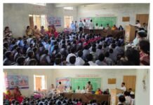 एसपी धमतरी के निर्देश पर चौकी बिरेझर की सामुदायिक पुलिसिंग पहल, करगा हाई स्कूल में चला व्यापक जन- जागरूकता अभियान