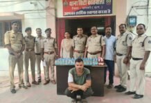 धमतरी पुलिस की अवैध शराब के विरुद्ध बड़ी कार्यवाही,किराना दुकान की आड़ में चल रहे अवैध शराब कारोबार का भंडाफोड़