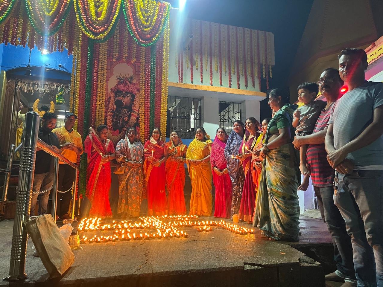 सामाजिक समरसता के संकल्प के साथ भाजपा गंगरेल मंडल ने किया 650 दीप प्रज्वलन