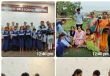 नवप्रवेशी बालिकाओं का आत्मीय स्वागत, हर्षोल्लास से मनाया गया शाला प्रवेशोत्सव धमतरी के शासकीय श्रवण बाधितार्थ बालिका विद्यालय में आयोजित शाला प्रवेशोत्सव के दौरान नवप्रवेशी छात्राओं का स्वागत, शिक्षण सामग्री वितरण और वृक्षारोपण करते जनप्रतिनिधि, पालक एवं विद्यालय परिवार।