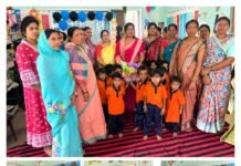 सभापति श्रीमती मोनिका देवांगन ने बच्चों एवं मितानिन बहनों के साथ मनाया जन्मदिन