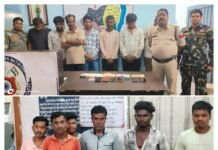 धमतरी पुलिस का जुआ-सट्टा पर शिकंजा, तीन थाना क्षेत्रों में दबिश देकर 17 जुआरी गिरफ्तार