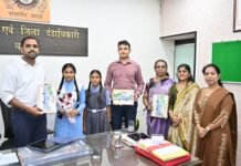 शिव सिंह वर्मा स्कूल के बच्चों ने तैयार की हस्तलिखित पत्रिका ‘गुंजन’, कलेक्टर श्री मिश्रा ने की सराहना