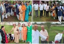 लोहाणा समाज ने लोहरसी हाईस्कूल में रोपे पौधे, बच्चों को बांटे फल