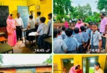 जर्जर स्कूल भवनों में पढ़ने को मजबूर नौनिहाल: तारिणी चंद्राकर के नेतृत्व में कांग्रेस ने किया कुरूद और भोथली के शासकीय स्कूलों का औचक निरीक्षण
