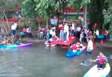सोशल मीडिया में छाया कयाकिंग का रोमांच, सैलानियों से गुलजार हुआ रुद्री डेम
