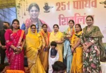 251 पार्थिव शिवलिंग रुद्राभिषेक उत्सव में शामिल हुईं रंजना डीपेंद्र साहू, भगवान शिव का लिया आशीर्वाद
