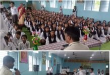500 विद्यार्थियों को कुरूद पुलिस ने दिया साइबर सुरक्षा, कानून और नशामुक्ति का पाठ