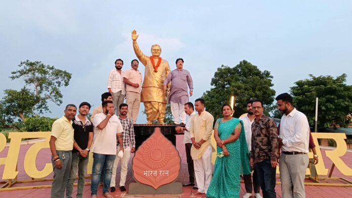 अटल परिसर में सेवा संकल्प अभियान के तहत जलाए गए ‘आशीर्वाद के दीये’