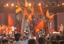 पंडित राजेश शर्मा ने भगवा और प्रभु श्रीराम के आदर्शों का दिया संदेश, अनामिका जी को बताया सनातन राष्ट्रवाद की प्रखर कवयित्री